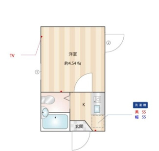 【間取り】 | エスポワール亀有 | 間取りです。