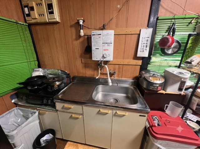 芳賀郡市貝町赤羽　中古戸建　使い方広がる建物2棟付き住宅！市貝町赤羽の緑豊かな住環境のキッチン|1Fキッチン