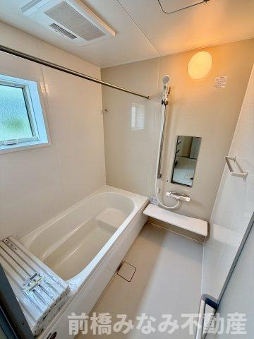【新築】前橋市亀里町第１　２号棟(全３棟)　リーブルガーデン　新築建売分譲の浴室|日々の暮らしに欠かせないお風呂です