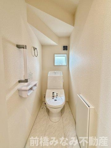【新築】前橋市亀里町第１　２号棟(全３棟)　リーブルガーデン　新築建売分譲のトイレ|トイレです