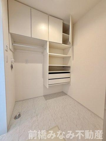 【新築】前橋市亀里町第１　１号棟(全３棟)　リーブルガーデン　新築建売分譲のランドリースペース