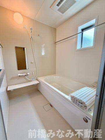 【新築】前橋市亀里町第１　１号棟(全３棟)　リーブルガーデン　新築建売分譲の浴室|お風呂で日々の疲れを落としましょう