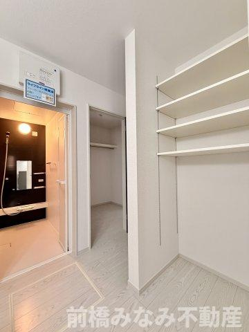 【新築】前橋市南町4丁目1期　限定1棟　ケーボックス　新築建売の収納|十分な収納スペースがあります