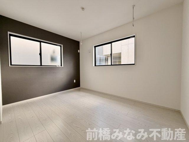 【新築】前橋市南町4丁目1期　限定1棟　ケーボックス　新築建売の洋室|広々とした洋室です