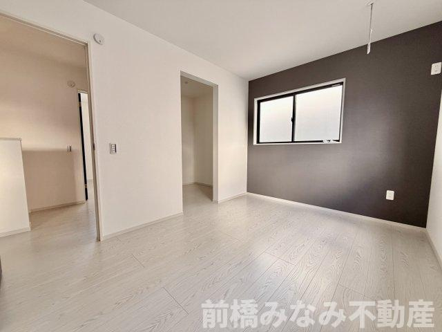 【新築】前橋市南町4丁目1期　限定1棟　ケーボックス　新築建売の洋室|個人の部屋や寝室として使える洋室です