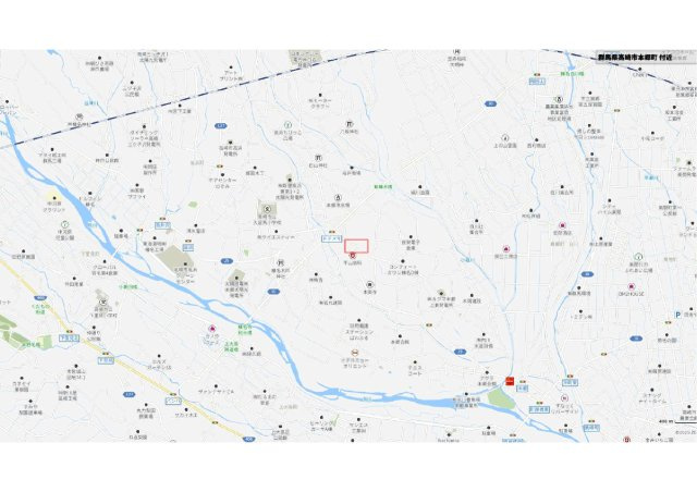 【土地】高崎市本郷町　２筆１００坪の地図