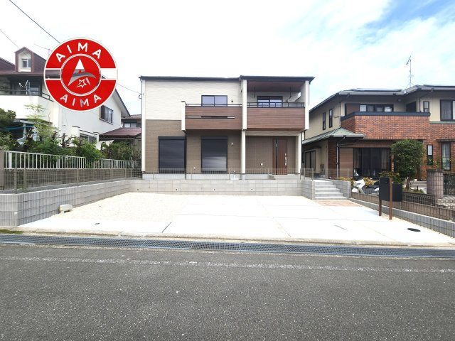 筑紫野市原第2-1棟（1号棟）の外観|デザイン性のある外観です。