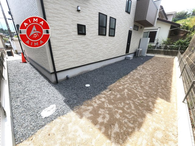 筑紫野市原第2-1棟（1号棟）の庭|お庭で自由な時間を過ごせます。