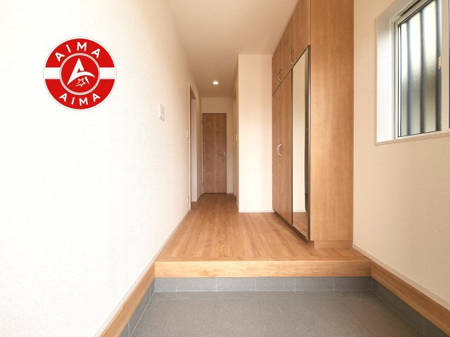 筑紫野市原第2-1棟（1号棟）の内観：施工例|二重ロック採用。毎日の安心を守るしっかり防犯対策。
