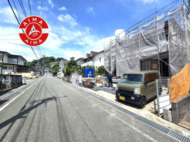 N・筑紫野市原第2-1棟（1号棟）の前面道路含む現地写真|見学の時間などお気軽にお問い合わせ下さい。