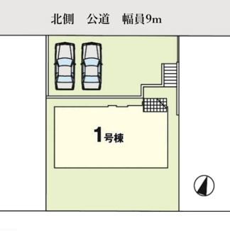 【区画図】 | 【仲介手数料無料！！】八王子市北野台　新築戸建て（全1棟）1号棟　5098万円