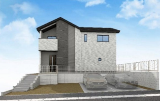 【外観パース】 | 【仲介手数料無料！！】八王子市北野台　新築戸建て（全1棟）1号棟　5098万円