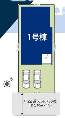 【区画図】 | 上尾市上尾下 | 区画図　全１棟