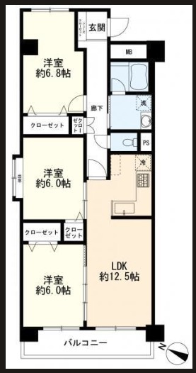 ★仲介手数料無料★多摩川芙蓉ハイツ1号棟