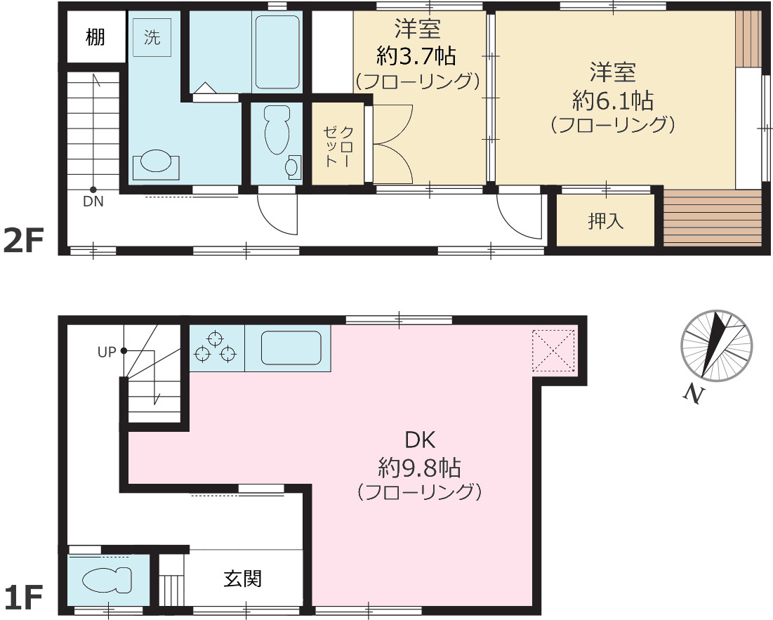大久保邸の間取り