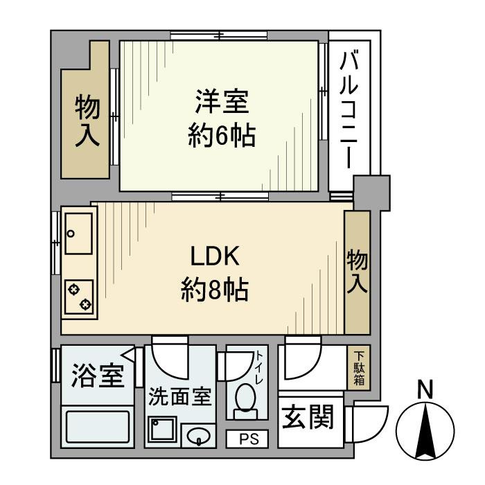 東陽町グリーンハイツの間取り