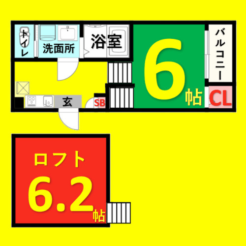 ラハト今池　名古屋市賃貸　仲介手数料無料の間取り