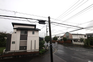 バルコニーからの景色です