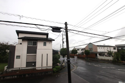バルコニーからの景色です