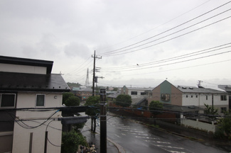 バルコニーからの景色です