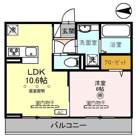 D-ROOM並榎町の間取り