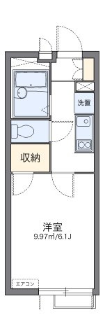 レオパレスブルーシャインの間取り|代表的な間取のため実際の間取とは異なる場合があります
