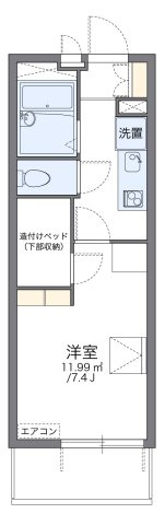 レオパレス浦和常盤の間取り