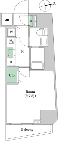 【間取り】 | Rising place 浅草四番館