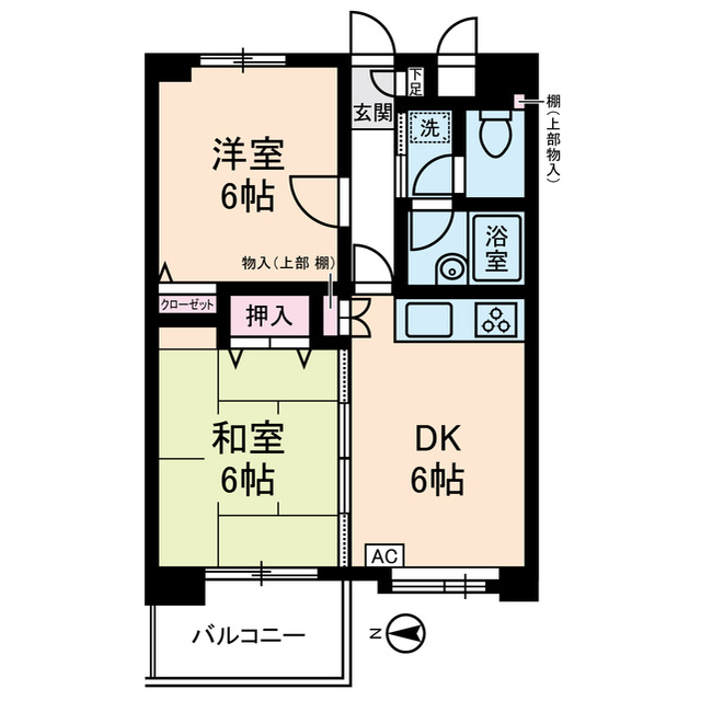 カピトール川崎Ⅰの間取り
