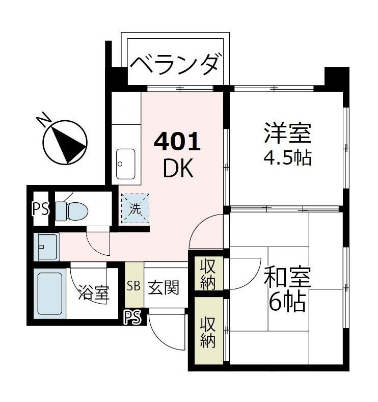 清水ビルの間取り