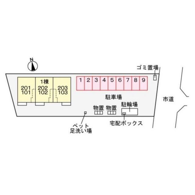 岐阜市粟野東３丁目のアパートのその他
