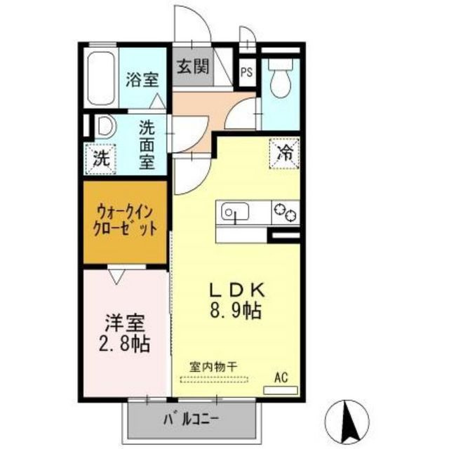ヒルズ長良の間取り