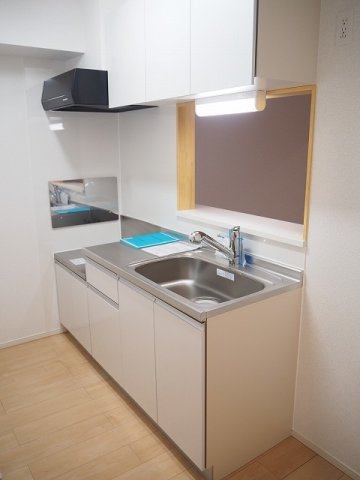ハッピーフィールドあじさい館のキッチン|使いやすいキッチンです