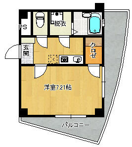 【間取り】 | ワールドビルⅡ