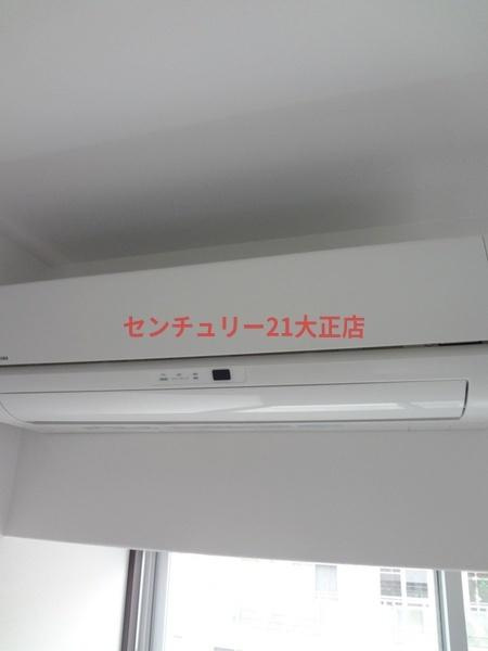 プロスペース弁天のエントランス|エアコン付き