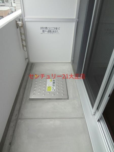 プロスペース弁天のバルコニー