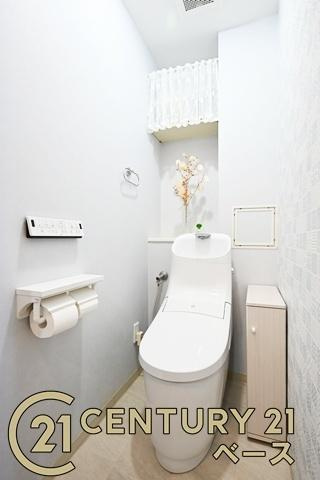 タワーヒルズ西大和のトイレ|■現地撮影写真■清潔感ある綺麗なお手洗いです！
