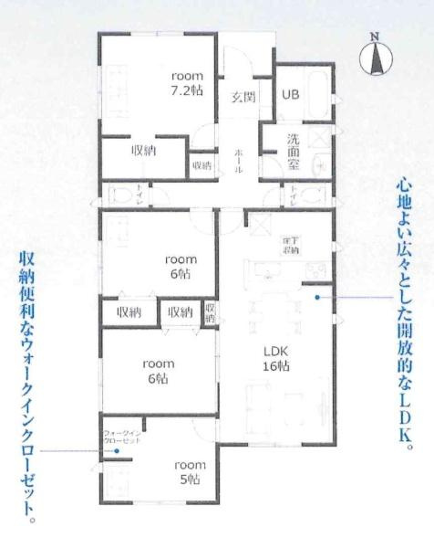 豊川第78三上町　全3棟・3号棟の間取り