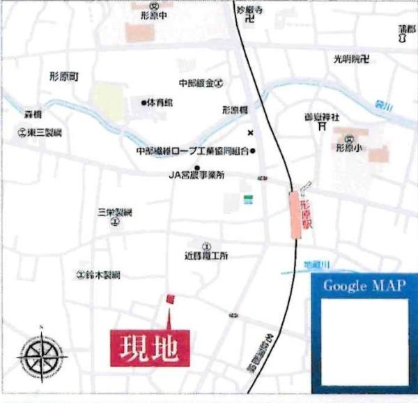 蒲郡市形原町石橋　全2棟・2号棟のその他|交通アクセス図です。