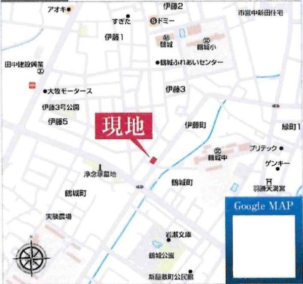 西尾市伊藤　全3棟・3号棟のその他|交通アクセス図です。
