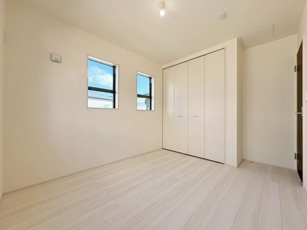 大和市福田の新築一戸建の洋室|2F洋室5.34帖。