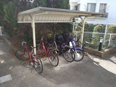 【その他】 | レオパレスコージーコート | 駐輪場　原付＆自転車のみ駐輪可能
