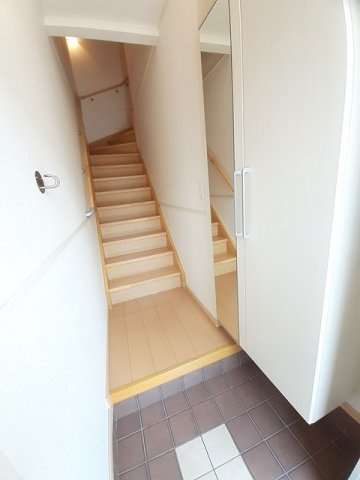 プリムローズＢの玄関