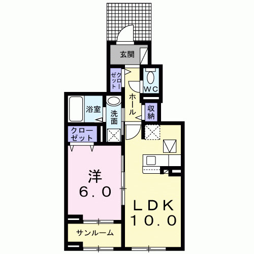 シャルマンビップⅡの間取り