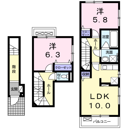 アウローラ・Ｍの間取り