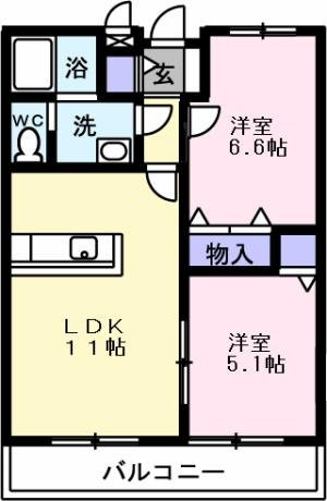 セトルⅢの間取り