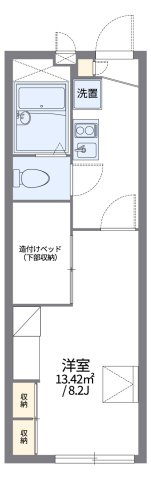 レオパレス新吉田シティーハウスの間取り