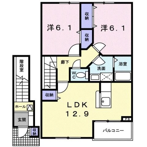 ラシーヌⅠの間取り