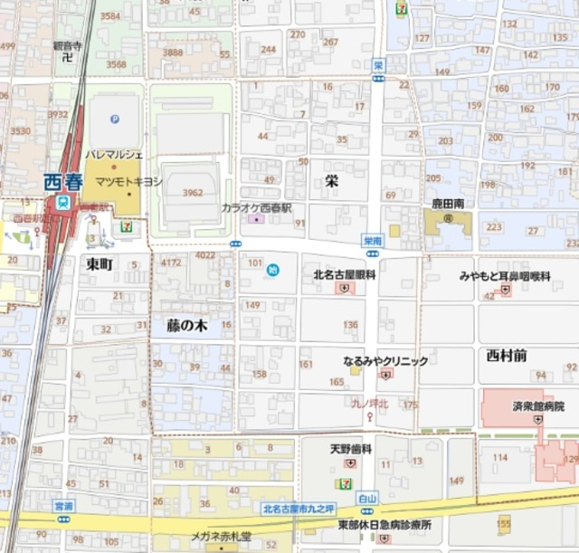 シーダーフィールドの地図