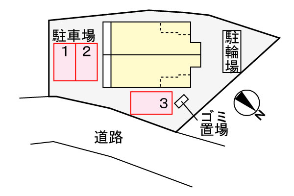 パレ・フルールの区画図
